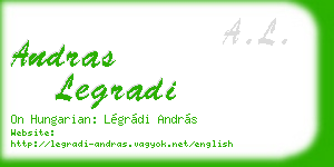 andras legradi business card